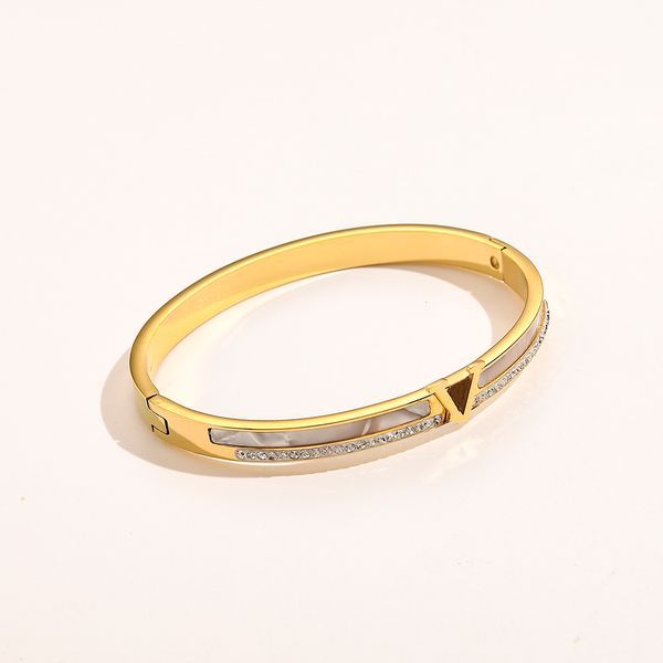 Moodne stiilis brändi tähtedega käevõrud naistele kristallkäevõru disainerehted kullatud roostevabast terasest pulmaarmastajad_voghion.com