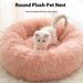 Warm Long Pet Round Plush Internet Red Autumn And Winter Cat Dog Nest_voghion.com