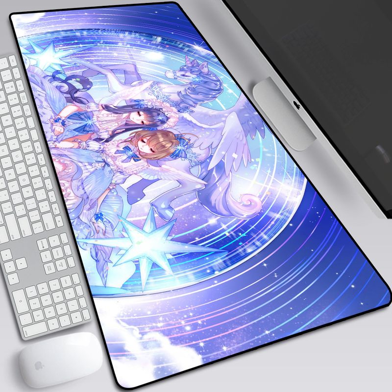 Unbeatable Quality Little Wolf Kinomoto The Clow Array Magic Card Young Adult Sakura Mouse Non Slip Anime Office Class Desk Pad_voghion.com