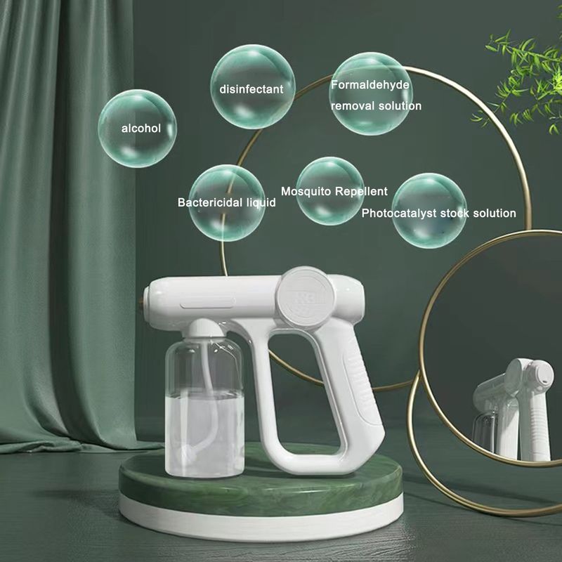 K9 380ML Sanitizer Sprayer Electrostatic ULV Atomizer Cordless Handheld Professional Disinfectant Fogger Machine With Blue Light_voghion.com