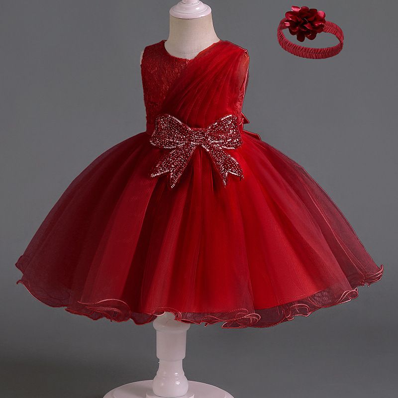 Nuevas faldas de vestir para niñas con lazos, faldas de princesa esponjosas, disfraces de pasarela de alta gama para niñas de las flores_voghion.com
