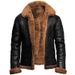 Men’s Faux Shearling Jacket – Winter Bomber Coat With Plush Lining & Suede-Like Finish (S-5XL)_voghion.com