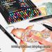60 Colors Fine Line Drawing Pens Set - 0.4mm Quick-Dry Waterproof Sketch Markers For Artists, Students, DIY & Illustration (Multicolor)_voghion.com