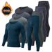 Codice speciale della piattaforma d'oltremare, set di biancheria intima termica colorata da uomo autunno inverno, top girocollo largo all'ingrosso_voghion.com