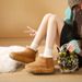 Damenschuhe Plüsch High Top Schneestiefel Damen Winter Neue Student Ins Version Warme Freizeitschuhe Baumwollschuhe LD7502_voghion.com