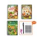Grooved Practice Book For Kids - Fun Preschool Learning, Drawing & Coloring Activity Book With Pencil (Animal, Vegetable, Plant Themes, 3-Pack Set)_voghion.com