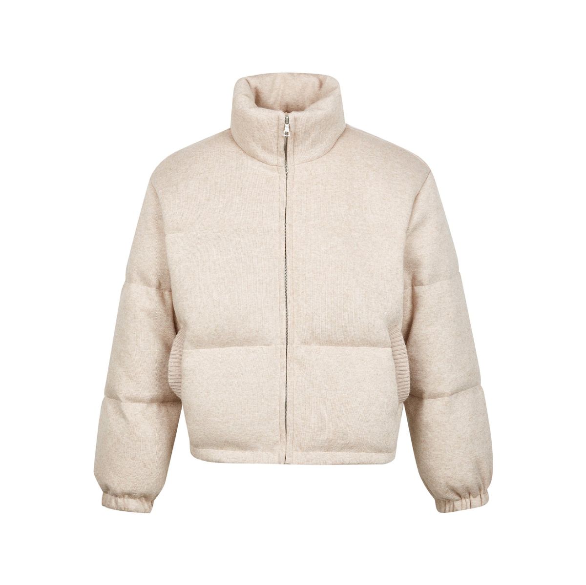 Piumino in piuma d'anatra bianca per uomo e donna, cappotto invernale leggero e caldo, stile minimalista casual oversize, lunghezza media con collo alto_voghion.com