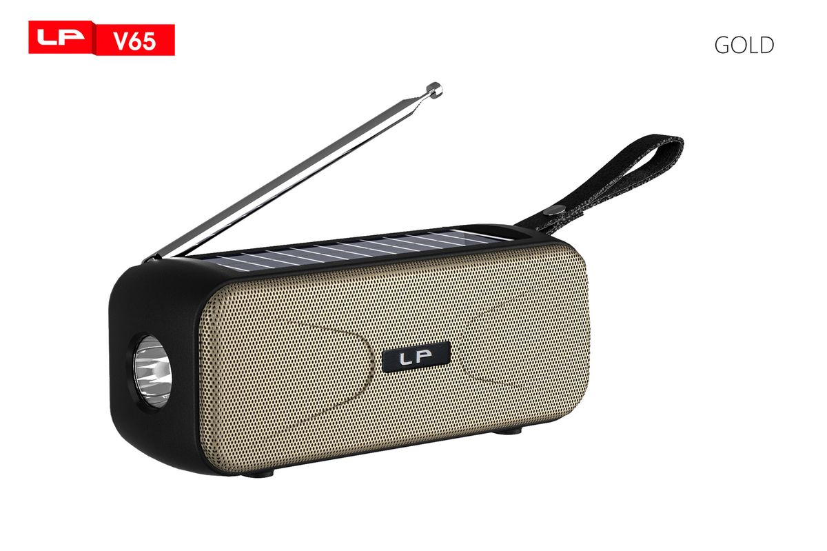 Solarbetriebenes Bluetooth-Multifunktionsradio für den Außenbereich, Taschenlampe, kabelloser Lautsprecher, Camping, tragbar_voghion.com