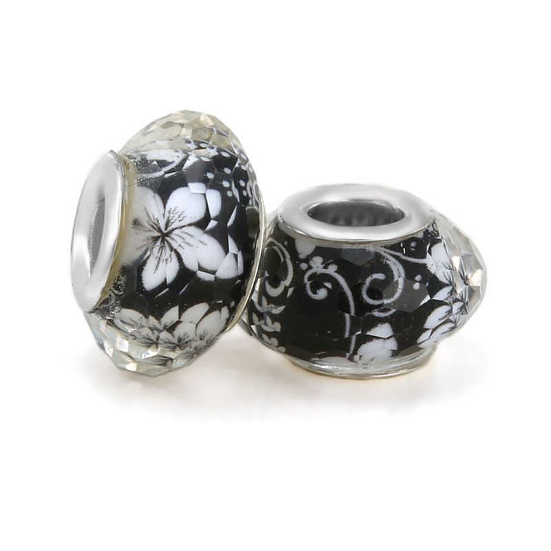 Glass Beads Bracelet Kit - Large Hole DIY Beads For Jewelry Making_voghion.com