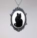 Joyería y accesorios Collar con colgante de camafeo de gato negro gótico_voghion.com