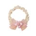 Accessori per capelli per bambini con fiocco in rete europeo e americano, fascia elastica per capelli per bambini intrecciata a mano, fascia dolce con fiori per bambini_voghion.com