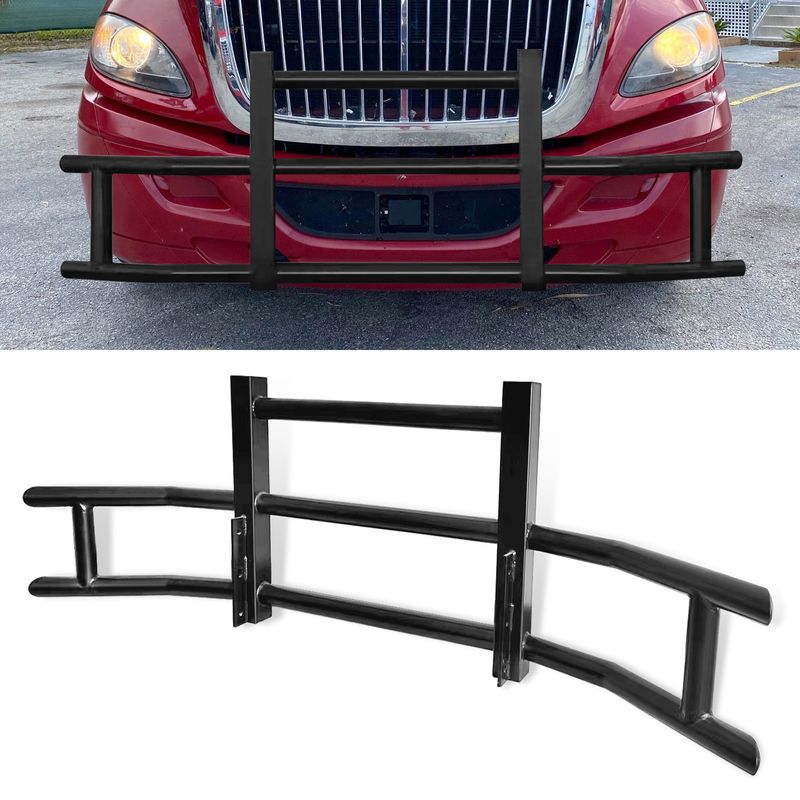 Front Bumper Deer Guard for International Prostar 2008-2016 with Bracket_voghion.com