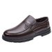 Middle-Aged Genuine Leather Breathable Summer New Thick-Soled Casual Non-Slip Soft-Soled Slip-On Men's Shoes_voghion.com