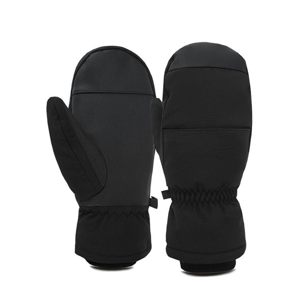 Felnőtt síkesztyűk férfi, női, vastagított, vízálló, dupla táblák, ujjas érintőképernyő öt ujjal_voghion.com