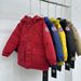 Chaqueta infantil de plumón, de largo medio, con capucha gruesa desmontable, cortavientos e impermeable, de plumón de pato blanco, nuevo estilo de invierno._voghion.com