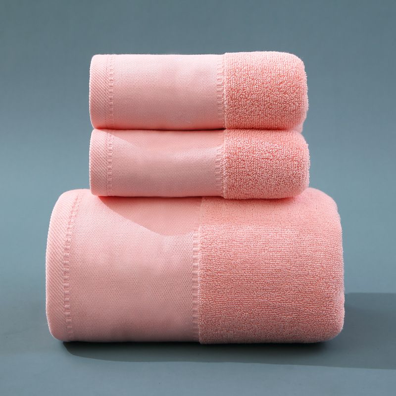 Premium Cotton Bath Towel Set - Super Absorbent & Quick Dry For Home & Hotel Use (A-Class, Thick, Soft, 100% Cotton, Bulk Pack)​_voghion.com