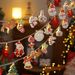 Decorazione Albero di Natale Babbo Natale Lampeggiante Ornamenti Appesi Luci a Stringa Scena Atmosfera Pupazzo di Neve Vetrina_voghion.com