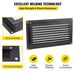 VEVOR Crawl Space Flood Vent, 12" Height X 20" Width Foundation Flood Vent, To Reduce Foundation Damage And Flood Risk, Black, Wall Mounted Flood Vent,for Crawl Spaces,Garages & Full Height Enclosures_voghion.com