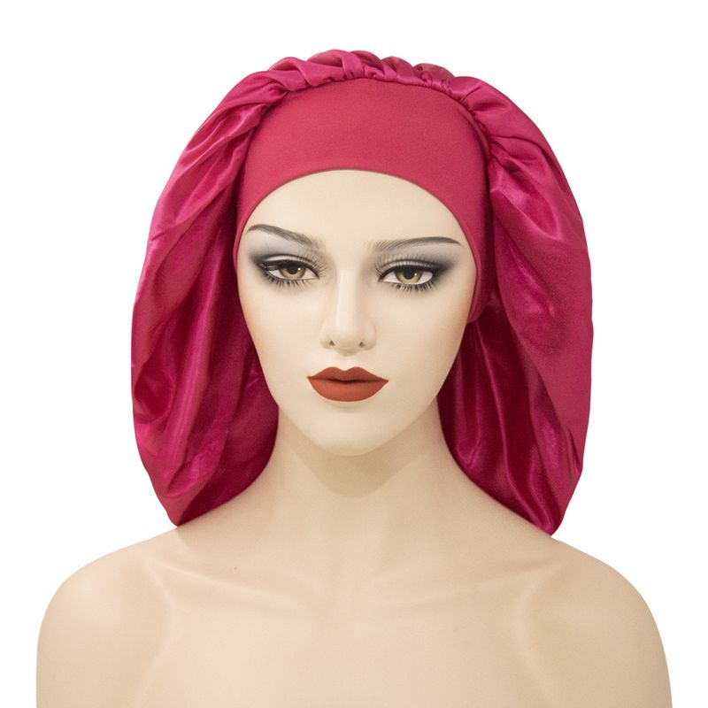 Cuffia elastica per la cura dei capelli alla moda, in saldo, extra large, tinta unita, per chemioterapia, un pezzo, dropshipping_voghion.com