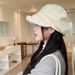 Cappello basco da donna, autunno inverno, snellente per il viso, foderato in pile, caldo, dolce e versatile, casual da esterno_voghion.com