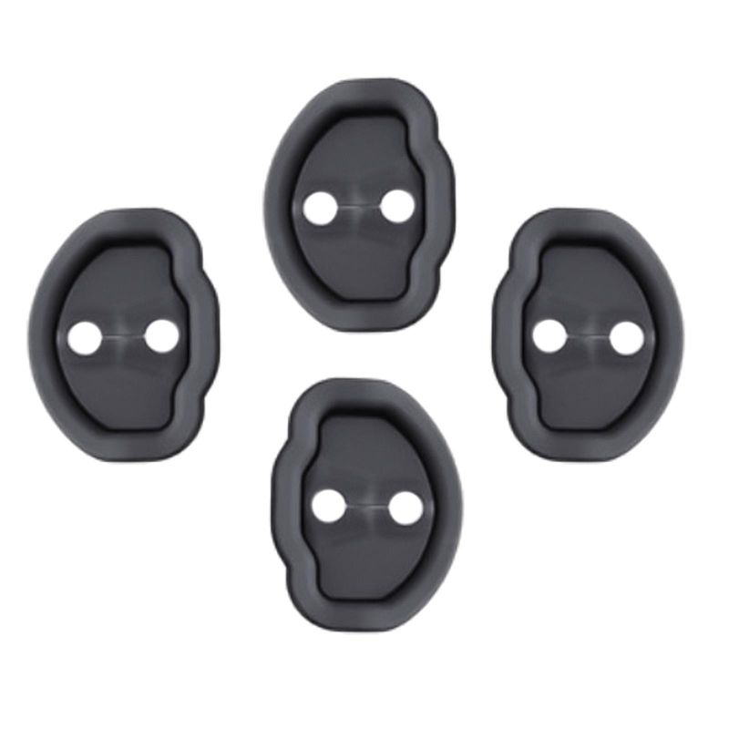 4x zăvoare Silent Shock Pad Accesorii de îmbrăcat Înlocuiește Capacul de protecție al Încuietorii Ușii Auto de Înaltă Performanță_voghion.com