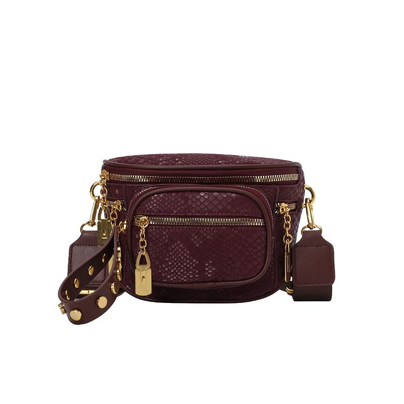 Sac à bandoulière léger et luxueux pour femmes, design de niche tendance 2025, sac de poitrine multi-poches décontracté_voghion.com