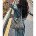 Borsa a tracolla con stampa leopardata, borsa tote in tela per studenti, grande capacità_voghion.com
