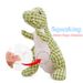 Plüsch-Dinosaurier-Spielzeug, quietschend, süß, bissfest, Cordspielzeug für kleine und große Hunde, Welpenspielzeug, Hundezubehör von PawParty Store_voghion.com