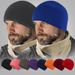 Casco de invierno para bicicleta, motocicleta, resistente al viento y cálido, con tanque interior para deportes al aire libre, forro polar, gorro pequeño._voghion.com