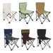 Outdoor Portable Camping Fishing Stool With Backrest Picnic Travel Leisure Folding Chair_voghion.com