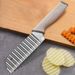 Für Küche Cortador De Patatas Fritas Para Hacer Patatas Fritas, Cuchillo Ondulado Deacero Inoxidierbar, Cuchillo De Cocina_voghion.com