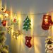 Cross-Border Iron Art Decoration String Santa Claus Snowman LED Colorful Party Supplies Christmas Atmosphere Lights_voghion.com