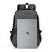 Backpack Men's Fashion Plaid Travel Backpack Trendy Versatile Leather Boys' Schoolbag Computer Bag_voghion.com