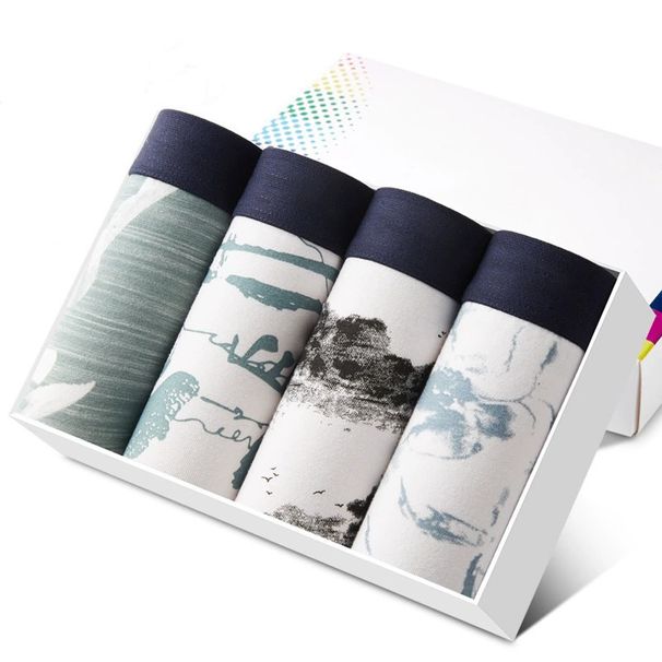 Ropa interior para hombre, de algodón puro y grafeno, cómoda y transpirable._voghion.com