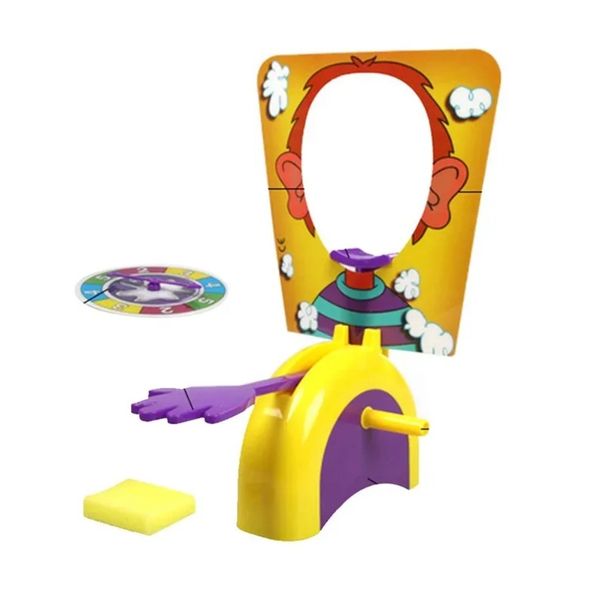 Cake Cream Pie In The Face Family Party Διασκεδαστικό παιχνίδι Funny Gadgets Prank Gags Ανέκδοτα κατά του στρες Παιχνίδια για παιδιά Δώρο παιχνίδι μηχανής αστείου_voghion.com