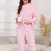 Neu Korallen Fleece Warme Pyjamas frauen Neue Jacquard Herbst Und Winter Lose Fleece Loungewear Set_voghion.com