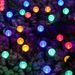 Solar Acrylic Bubble Ball Garden Lights – Waterproof Outdoor LED String Lights For Lawns, Patios & Pathways (Warm White/Color Changing 6-12H Runtime)_voghion.com