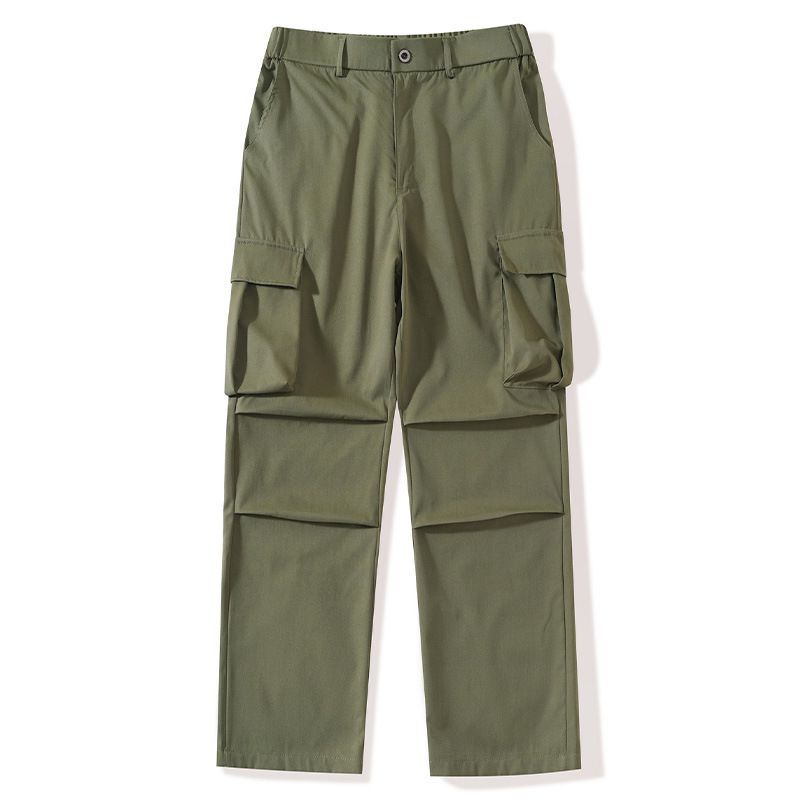Men's Utility Cargo Pants – Military-Inspired Tactical Trousers With Multi-Pockets_voghion.com