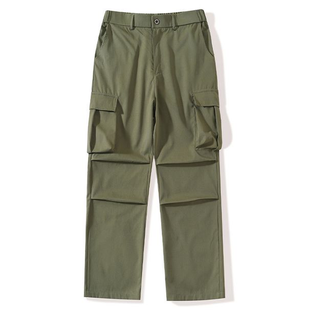 Men's Utility Cargo Pants – Military-Inspired Tactical Trousers With Multi-Pockets_voghion.com