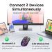 Bluetooth 5.2 Maus RGB 2,4G Drahtlose Maus Dual-Modus Gaming Maus 6 Spróbuj Stille Maus dla MacBooka Tablet Laptopy Komputer_voghion.com