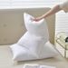 Nantong Hotel Pure Cotton White 2 Cm Satin Strip Pillow Core Feather Silk Cotton Pillow_voghion.com