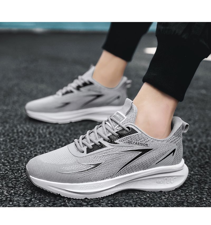 Mens Trainers Walking Running Shoes Jogging Mans Lace Up Athletic Casual Sneakers_voghion.com