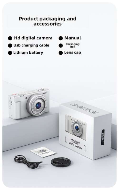 Appareil photo numérique de voyage haute définition Pixel Campus 8 000 W, carte CCD d'entrée de gamme, micro-caméra simple_voghion.com