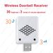 Wireless Bell For Home Welcome 30 Musics Smart USB Outdoor Night Doorbell Receiver 150M Signal Can Be Placed Anywhere_voghion.com