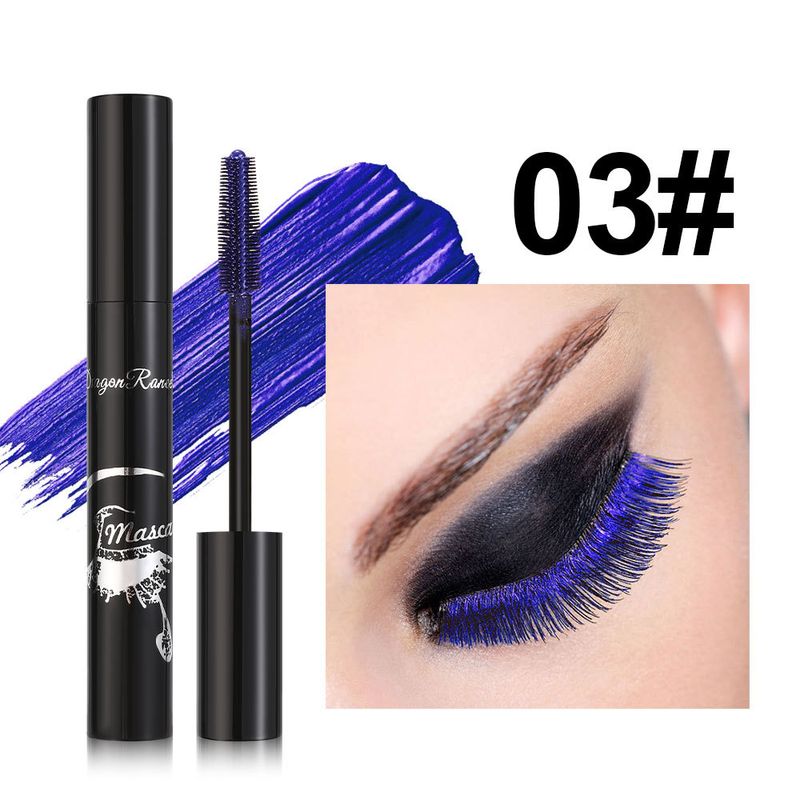 Colorful Waterproof Mascara - Intense Volume, Available In Sapphire Blue, Purple, Gold - Bronze, Sparkling Silver With Pearl Shimmer_voghion.com