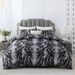 Modern Zebra Print Bedding Set - Soft Brushed Polyester 3-Piece Duvet Cover With Geometric Patterns, Nordic Style For Queen & King Size Beds_voghion.com