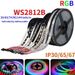 WS2812B 5V 5050 RGB LED Streifen Lichter RGBIC 30/60LEDS 1-5M Individuell Adressierbaren_voghion.com