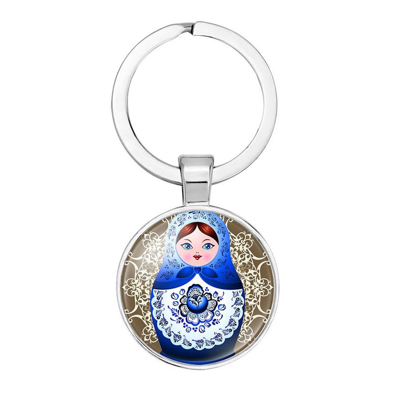 Neu Schmuck Russische Puppe Anhänger Zeit Schlüsselring Auto_voghion.com