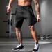 Lightweight Quick-Dry Men's Gym Shorts - High Stretch Athletic Training Shorts For Running, Hiking & Workouts (Black/Grey/Khaki/Blue) - EU Sizes_voghion.com