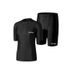 Men's Shark Skin Polyester Swimsuit And Swim Pants Five Quarter Length Quick Drying Anti Awkward Loose Swimming Equipment Set_voghion.com